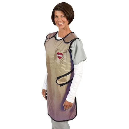 Shielding International Lead Apron, Adjust-A-Fit, Large, 24x36, Beige 103538-B